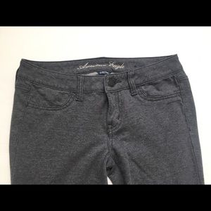 American Eagle Knit Jeggings Gray- 4 R